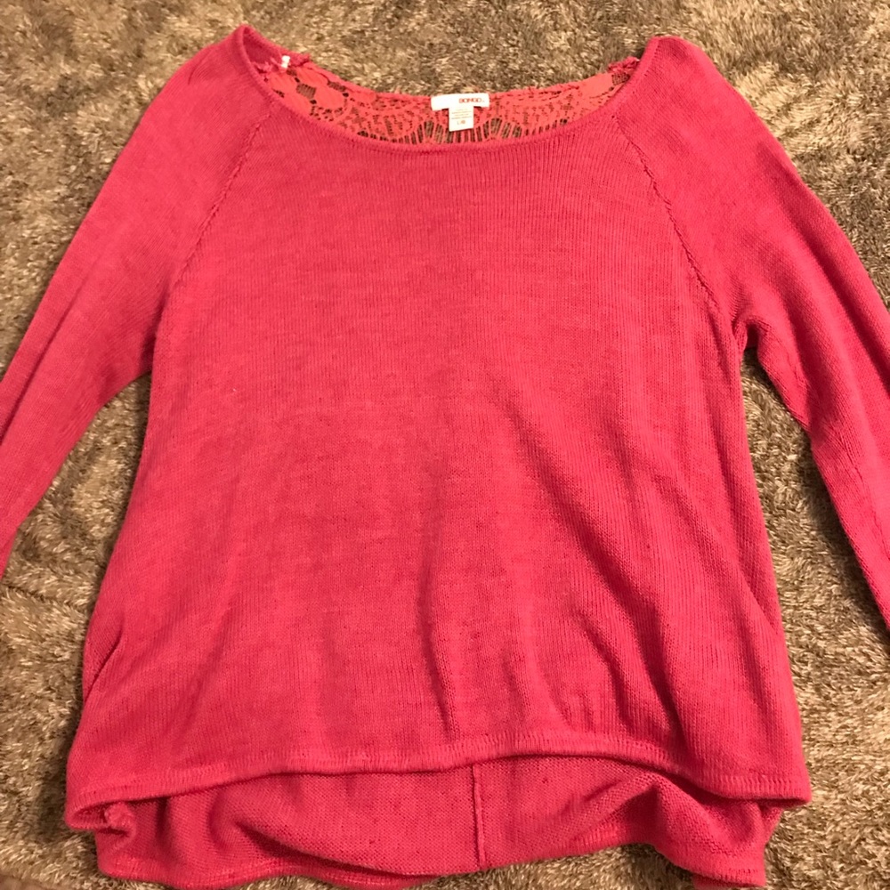 Pink sweater